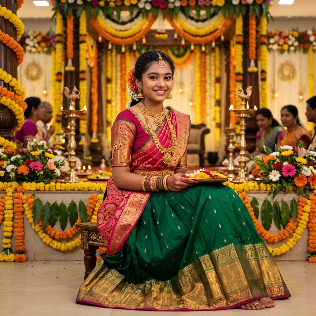 HALF SAREE CEREMONY